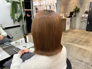 ミディアム カラー 🌷艶感カラー🌷 富施　優花のヘアスタイル