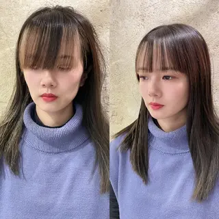セミロング セキネ シュウヘイのヘアスタイル