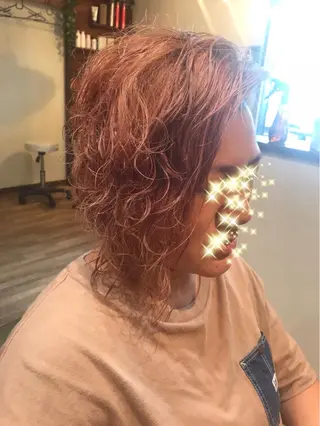 ショート カラー パーマ Ray hair 春日部のヘアスタイル