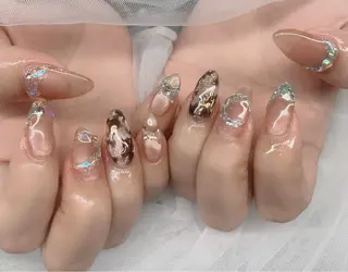 ネイル ハイネイル 自宅サロンのネイルデザイン