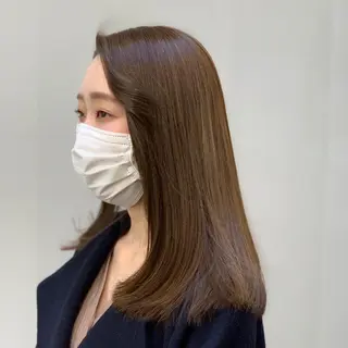 セミロング カラー ヘッドスパ大好き 美容師🌿堀江のヘアスタイル