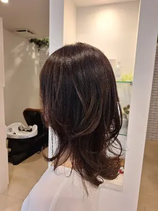 ミディアム adorableはなみずき店所属・adorable🌸 TOMOKO🌸のヘアスタイル