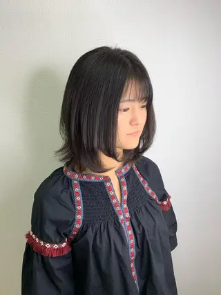 ミディアム 【清瀬】パサツキ 広がり改善川合剛史のヘアスタイル