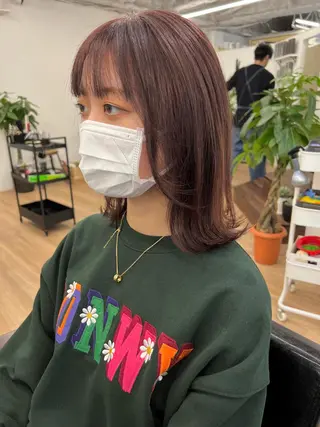 ミディアム カラー パーマ ヘアアレンジ メンズ キッズ ネイル マツエク・マツパ アイブロウ ブリーチ ハイトーン 特化🌈フジタハルキのヘアスタイル