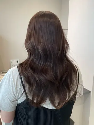 ロング カラー moe🥣ﾚｲﾔｰ ｶｯﾄ/透明感ｶﾗｰのヘアスタイル