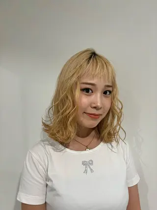 ヘアアレンジ ボブ/ハイライト🦓 /harukaのヘアスタイル