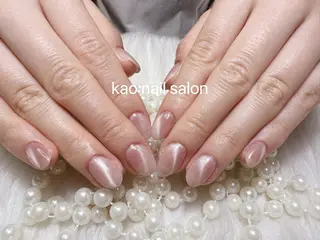 ネイル kao nail マグネット/長さだしのネイルデザイン