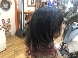 セミロング 雪上 章のヘアスタイル