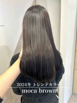 ロング カラー SAKINO. ベージュカラーのヘアスタイル