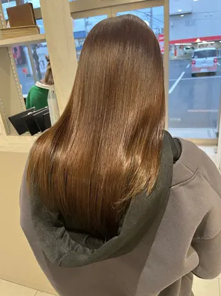 ロング 吹田 駿 髪質改善縮毛矯正のヘアスタイル