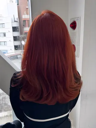 セミロング カラー 【公式】amble luxe池袋東口🩷のヘアスタイル
