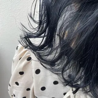 ミディアム カラー レイヤーカット 韓国ヘアayameのヘアスタイル