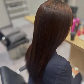 セミロング 癖毛改善縮毛矯正 /中山なかやまのヘアスタイル