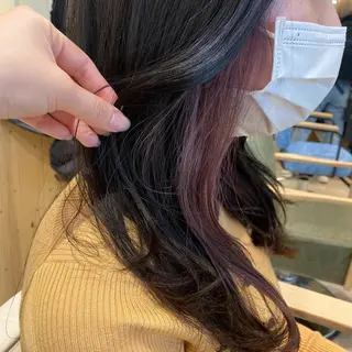 ロング カラー 透明感カラー🌈 菊池 結衣のヘアスタイル