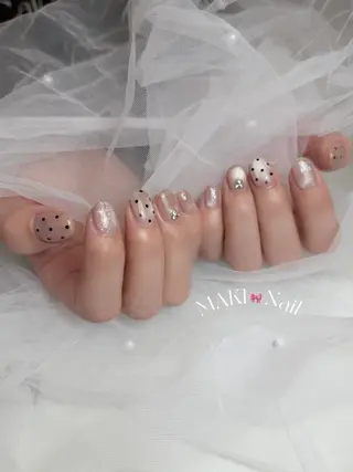 ネイル MAKI💎綺麗め 大人可愛い/堺筋本町のネイルデザイン