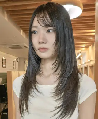 ロング Lampsi川内店所属・Lampsihair 川内店のヘアスタイル