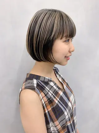 ショート カラー ハイトーン特化サロン 代表 中谷蓮のヘアスタイル