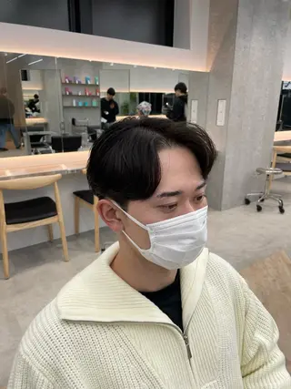 ショート パーマ メンズ SENTA✨メンズ パーマ✨fifth栄のヘアスタイル