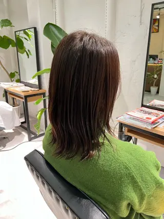 ミディアム カラー ヘアアレンジ 「sumi」 AMIのヘアスタイル