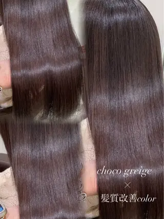 ロング カラー 🧸韓国/髪質改善 MOE🇰🇷🧸のヘアスタイル