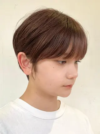 ショート 🌿似合わせ透明感 カラー松本朋幸🌿のヘアスタイル
