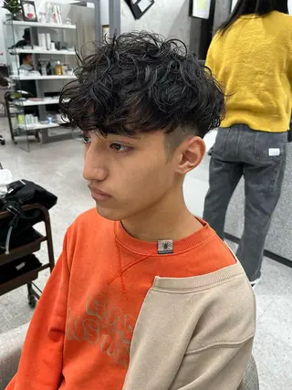 パーマ メンズ 🍐シャドウパーマ メンズ特化/守岡🍐のヘアスタイル