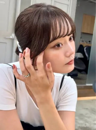 ロング レイヤー&カラー 人気美容師倉崎涼のヘアスタイル
