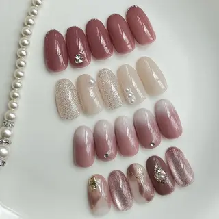 ミディアム S ＆luluのネイルデザイン