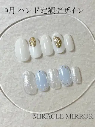 ネイル ミラクルミラー 町野のネイルデザイン
