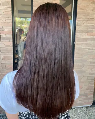 セミロング 🌿ストレート🌿 髪質改善☘️シュウヤのヘアスタイル