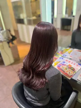 カラー 都築 明日香のヘアスタイル