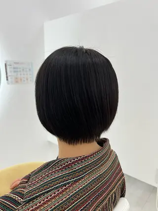ショート カラー ✄﻿aini天王寺 ✄﻿ゆ乃のヘアスタイル