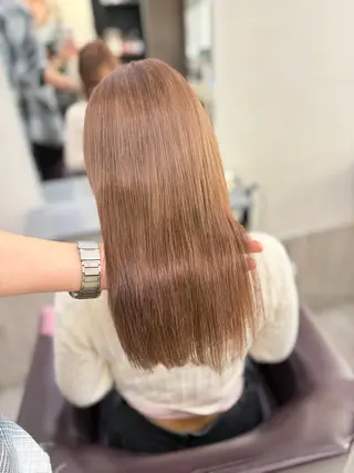 ロング 天神大名/ブリーチ 鶴岡和幸/ハイトーンのヘアスタイル