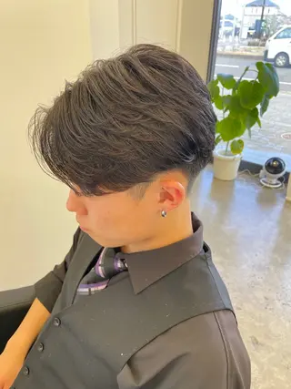 ショート センターパート/ ニュアンスパーマ正樹のヘアスタイル