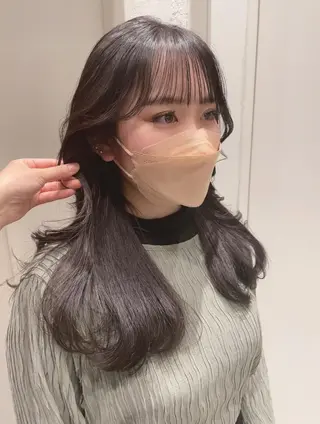 ロング ✨透明感ケアカラー✨ 長野ゆきなのヘアスタイル