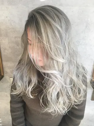 ロング カラー hair salon Glanzのヘアスタイル