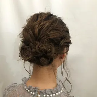 ロング カラー パーマ ヘアアレンジ 暖色ボブ 🍊rikakoのヘアスタイル