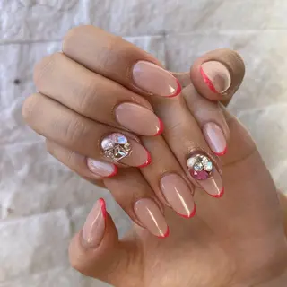 ロング ネイル 金子 彩海のネイルデザイン