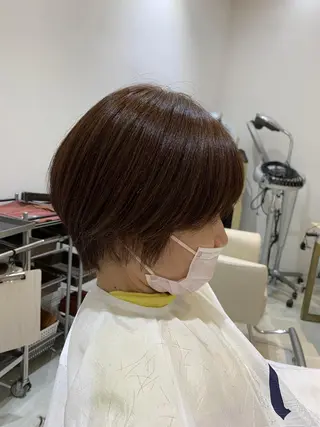ショート 神田 桃菜のヘアスタイル
