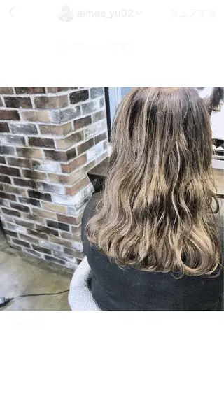 ロング カラー 店長 茂野聖史のヘアスタイル