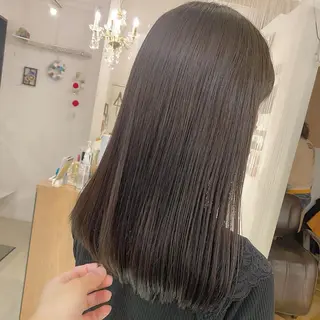 セミロング 髪質改善特化 安東駿介のヘアスタイル