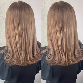 ミディアム カラー 似合わせ/ブリーチ カラー.岡田友仁のヘアスタイル