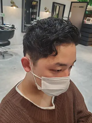 メンズ はんだ さきえのヘアスタイル
