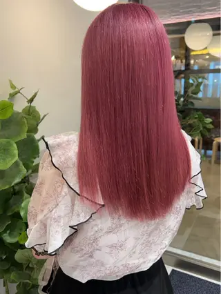 セミロング カラー 薄田 珠美のヘアスタイル