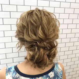 ロング GENDER hair &eyeのヘアスタイル