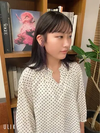 ミディアム カラー Paddle所属・似合わせレイヤー/ ニュアンスパーマ高倉のヘアスタイル