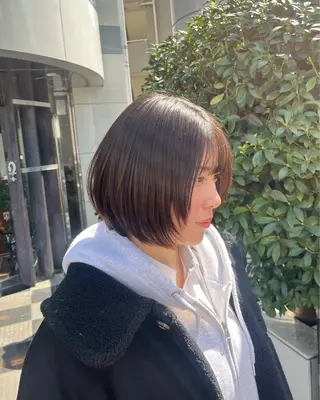 ショート 韓国レイヤー ☁️🫧森ハリス誠一のヘアスタイル