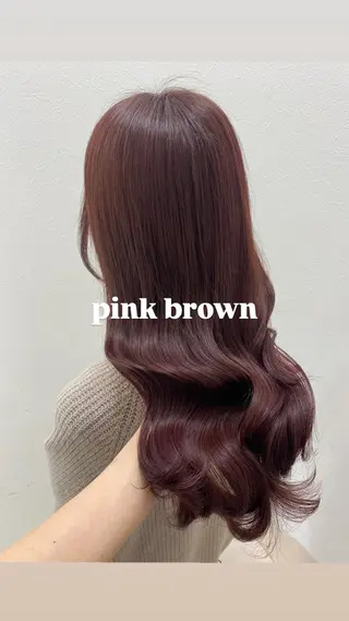 セミロング カラー 🤎韓国ヘア ベージュ まゆか🤎のヘアスタイル