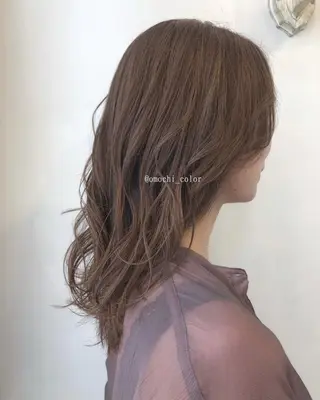ミディアム カラー パーマ ヘアアレンジ メンズ キッズ ネイル マツエク・マツパ yukimi .のヘアスタイル