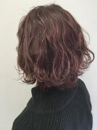 カラー 心斎橋韓国ボブ 好原良真のヘアスタイル